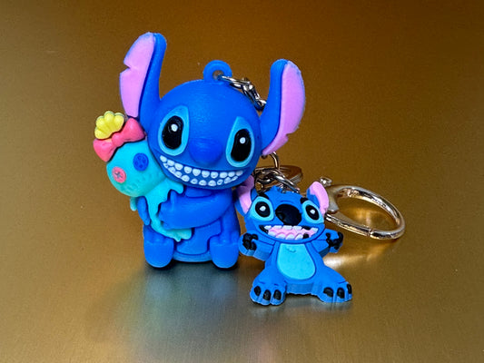 Stitch and Scrump Keychain